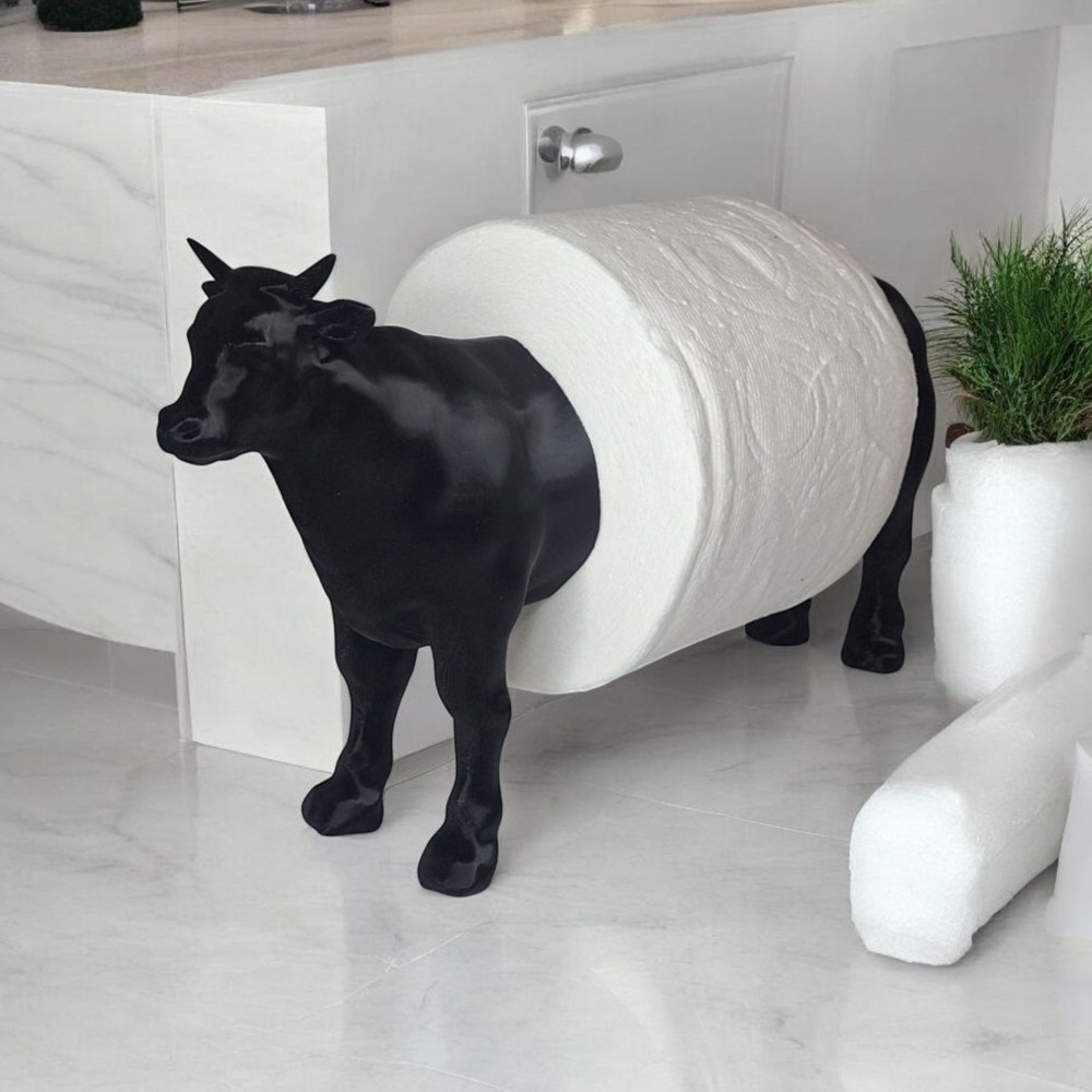 Cow Toilet Paper Holder